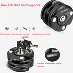 SAHOO Bicycle Anti-Theft Lock Mountain Bike Fixed Folding Lock Chain Lock Creative Hamburger Lock, SAHOO