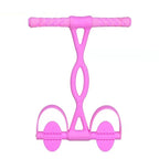 Home Fitness Pedal Tensioner Sit-Up Aid Multifunctional Elastic Rope, Specification：, Little Waist Crystal (Pink), Little Waist Crystal (Blue), Little Waist Crystal (Purple), Enhanced Crystal (Pink), Enhanced Crystal (Blue), Enhanced Crystal (Purple)
