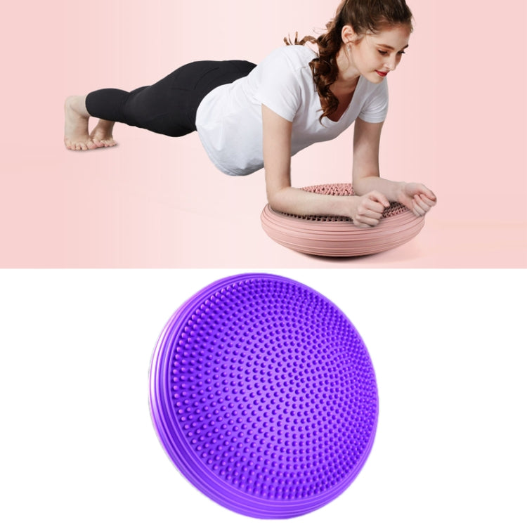 Yoga Balance Mat Foot Massage Balance Ball Ankle Rehabilitation Training Device, 34cm Brown, 34cm Red, 34cm Purple, 34cm Blue