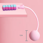 Fitness Fat Burning Exercise Cordless Skipping Rope with Weight Ball, Cordless Cherry Pink, Cordless Mint Green, Cherry Pink + Long Rope, Mint Green + Long Rope