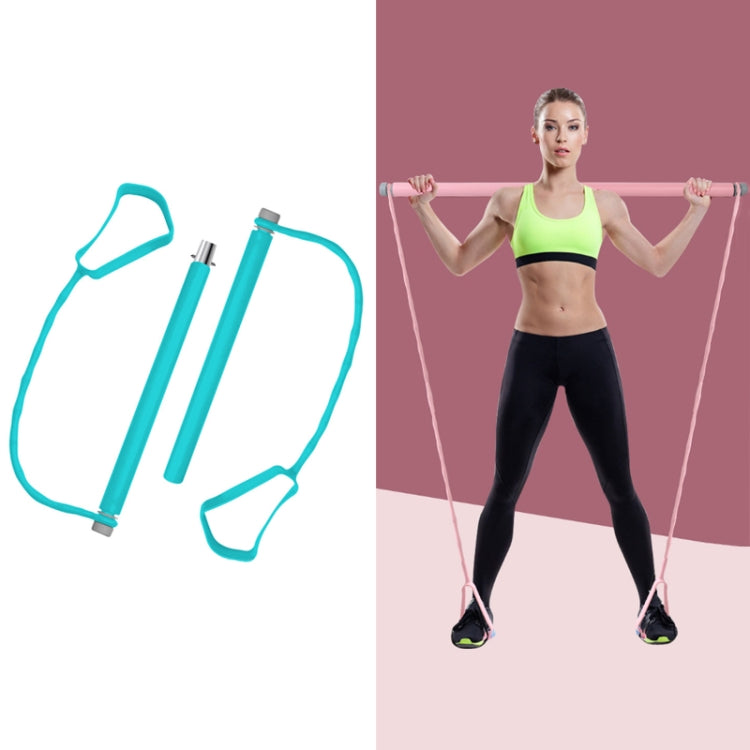 Home Pilates Bar Fitness Sports Elastic Rope Multifunctional Yoga Equipment, Pink, Blue, Orange, Black