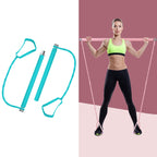 Home Pilates Bar Fitness Sports Elastic Rope Multifunctional Yoga Equipment, Pink, Blue, Orange, Black