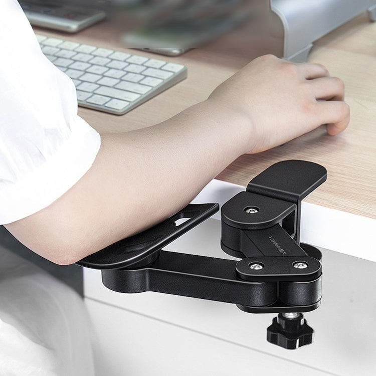 Vaydeer TJ2011 Computer Hand Bracket Mouse Pad Metal Lazy Arm Support Cantilever Wrist Pad