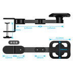 Vaydeer TJ2011 Computer Hand Bracket Mouse Pad Metal Lazy Arm Support Cantilever Wrist Pad