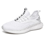 Men Lightweight Breathable Mesh Sneakers Flying Woven Casual Running Shoes, 38, 39, 40, 41, 42, 43, 44, 45, 46