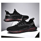 Men Lightweight Breathable Mesh Sneakers Flying Woven Casual Running Shoes, 38, 39, 40, 41, 42, 43, 44, 45