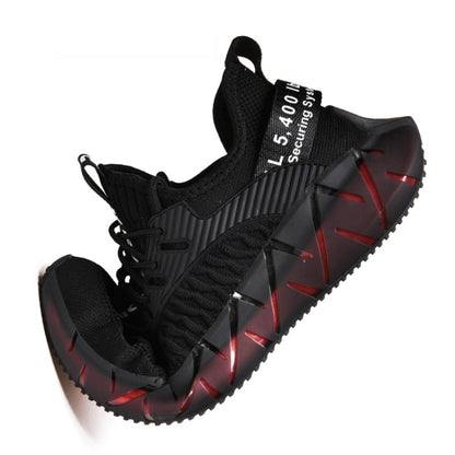 Men Lightweight Breathable Mesh Sneakers Flying Woven Casual Running Shoes, 38, 39, 40, 41, 42, 43, 44, 45, 46