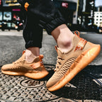 Men Lightweight Breathable Mesh Sneakers Flying Woven Casual Running Shoes, 38, 39, 40, 41, 42, 43, 44, 45