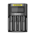 NITECORE Fast Lithium Battery Charger, US Plug, UMS4, UMS2