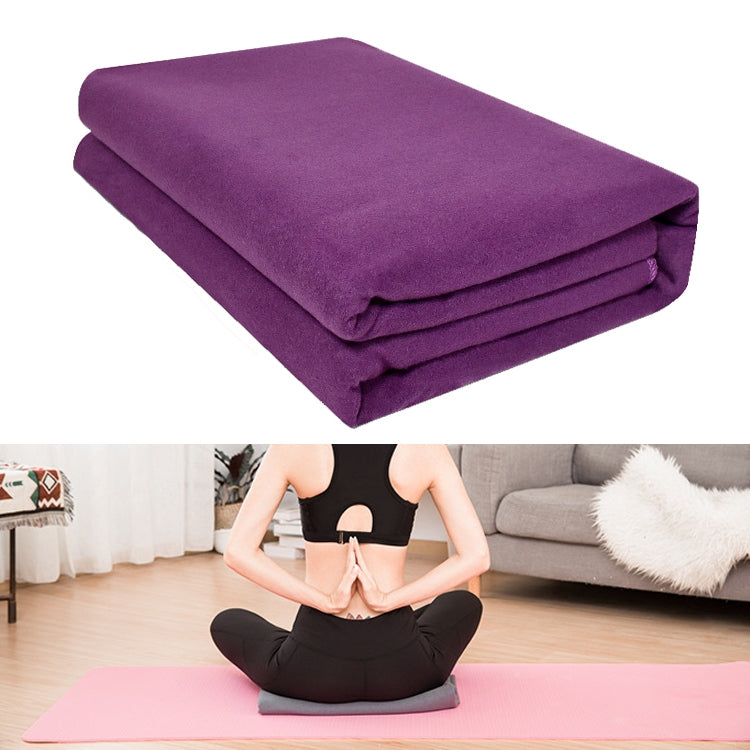 Yoga Blanket Meditation Auxiliary Blanket Yoga Supplies, 195x145cm Deep Purple, 195x145cm Black, 195x145cm Gray, 195x145cm Wine Red, 195x145cm Navy, 195x145cm Pink, 195x145cm Deep Gray, 195x145cm Purple