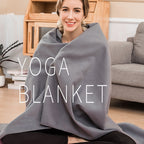 Yoga Blanket Meditation Auxiliary Blanket Yoga Supplies, 195x145cm Deep Purple, 195x145cm Black, 195x145cm Gray, 195x145cm Wine Red, 195x145cm Navy, 195x145cm Pink, 195x145cm Deep Gray, 195x145cm Purple