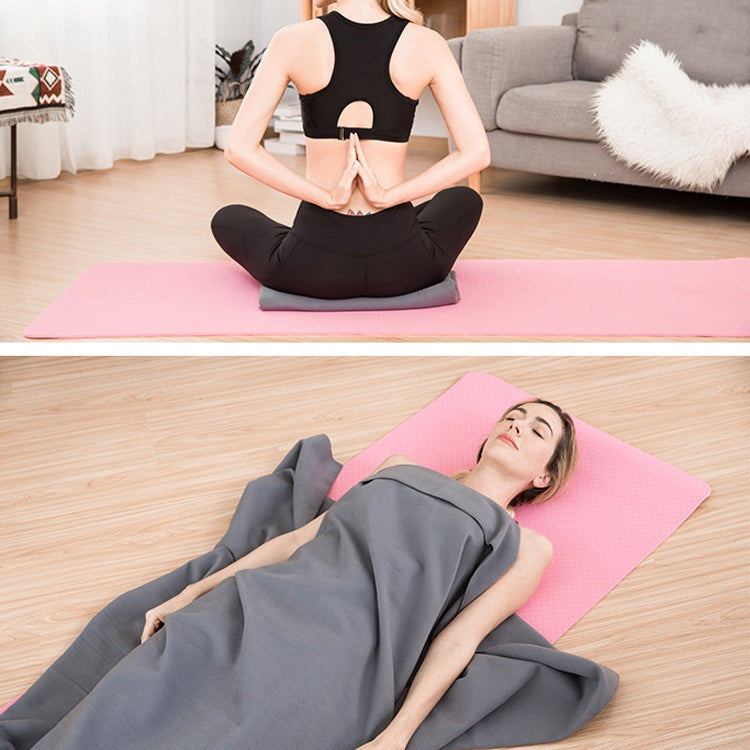 Yoga Blanket Meditation Auxiliary Blanket Yoga Supplies, 195x145cm Deep Purple, 195x145cm Black, 195x145cm Gray, 195x145cm Wine Red, 195x145cm Navy, 195x145cm Pink, 195x145cm Deep Gray, 195x145cm Purple