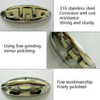 Lifting Cable Bolt 316 Stainless Steel Folding Yacht Splint Lock Bolt, 6 inch 150mm, 8 inch 200mm