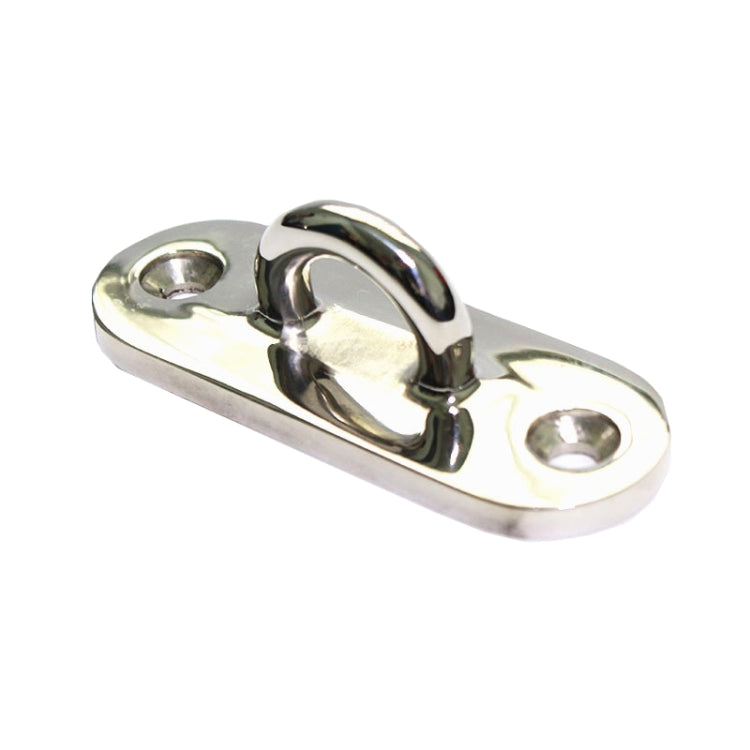 316 Stainless Steel Oval Boat Plate Seat Hand Rowing Boat Fixed Seat Accessories, 75mm, 88mm, 100mm