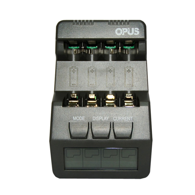 OPUS Smart Battery Charger Multifunctional Measuring Internal Resistance Backlight Charger, EU Plug, BT-C700