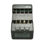 OPUS Smart Battery Charger Multifunctional Measuring Internal Resistance Backlight Charger, EU Plug, BT-C700