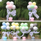 6 PCS Car Ornaments Love Balloon Personality Macaron Color Car Ornament, Pink White, Green White, Gray White, Blue White, Purple White, Colorful