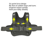 MTBD1063 Electric Motorcycle Seat Belt Child Seat Belt Baby Strap, Black, Red, Blue, Yellow