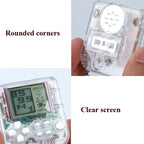 4 PCS Handheld Mini Game Console Toy Classic Brick Game Console with Keychain, 4 PCS Mini Game Console
