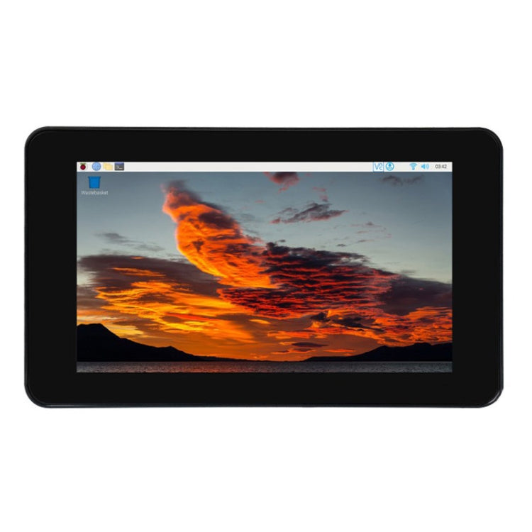 Waveshare 7 inch 800×480 IPS Capacitive Touch Display, DSI Interface, 5-Point Touch, without Case, with Case