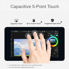 Waveshare 7 inch 800×480 IPS Capacitive Touch Display, DSI Interface, 5-Point Touch, without Case, with Case
