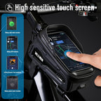 WILD MAN M20 Outdoor Cycling Bicycle Phone Touch Screen Waterproof Front Beam Bag, M20 (Green), M20 (Yellow), M20 (Gray), M20 (Black)