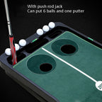 TL010 Indoor Golf Adjustable Slope Push Rod Practice Home Velvet Practice Blanket, TL010