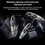 Wet And Dry Handheld High-Power Portable Car Vacuum Cleaner, R-6052C Vacuum Cleaner with USB Cable (Black), No-Wired Vacuum Cleaner, US Plug, Handle Vacuum Cleaner, US Plug (Red)
