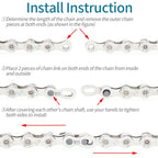 3 Pairs 6/7/8 Speed (Silver) ZH405 Mountain Road Bicycle Chain Magic Buckle Chain Quick Release Buckle, 3 Pairs 6/7/8 Speed (Silver), 3 Pairs 9 Speed (Silver), 3 Pairs 10 Speed (Silver), 3 Pairs 11 Speed (Silver), 3 Pairs 12 Speed (Silver)             ...