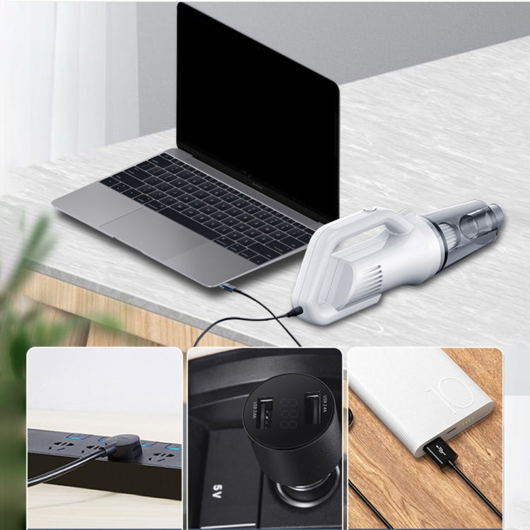 3 Section 11.1V + Drag Car Home High Suction Handheld Mute Wireless Vacuum Cleaner, Basic 2 Section 7.4V, Upgrade 3 Section 11.1V, 3 Section 11.1V + Drag