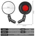 WEST BIKING YP0720032 Bicycle Rear View Mirror Foldable Cycling Mirror, WEST BIKING YP0720032