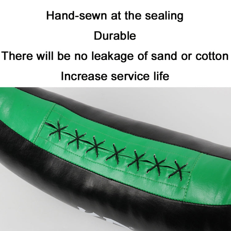 KR Fitness Training Sandbag Weight-Bearing Exercise Equipment, Croissant without Filler (Black Leather + Red Ribbon), Croissant without Filler (Black Leather + Green Ribbon), Croissant without Filler (Red Leather + Black Belt)