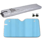 Aluminum Foil Five-Layer Thickening Car Sunscreen Heat Insulation Sun Visor, 145x70cm Blue, 145x70cm Gold, 145x70cm Silver