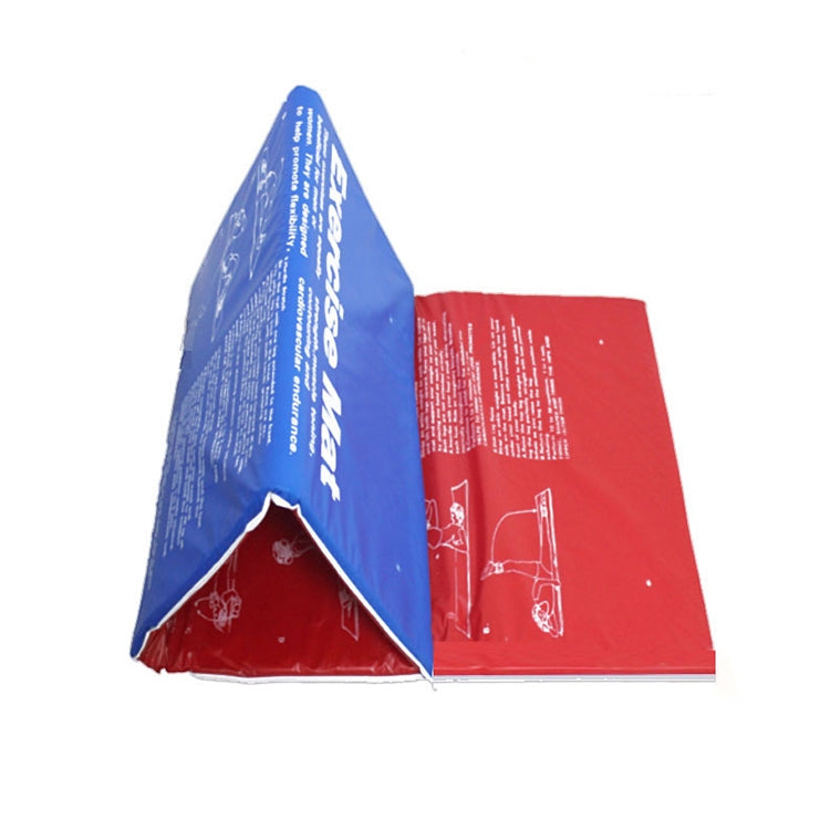 Foldable Fitness Exercise Gymnastics Mat School Gym Sit-Up Sponge Mat, 180x60x1.5cm, 180x60x2cm, 180x60x2.5cm, 180x60x3cm