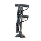 Multifunctional Folding Double-Handle Elderly Crutches Aluminum Alloy Elderly Power-Assisted Walking Sticks Four-Legged Walking Sticks With Lights, 86-98cm