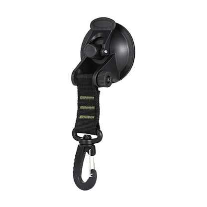 3 PCS Car Tent Suction Cup Home Users Outside Travel Portable Suction Cup Hook, Round Carabiner