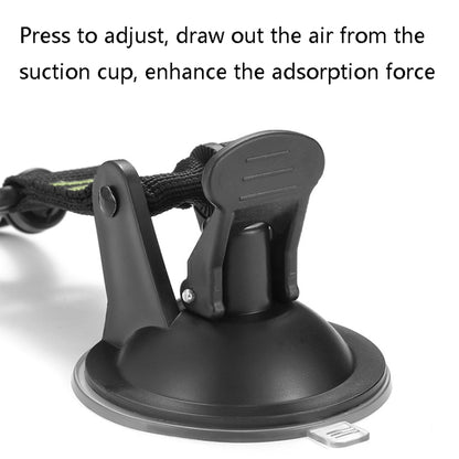 3 PCS Car Tent Suction Cup Home Users Outside Travel Portable Suction Cup Hook, Round Carabiner