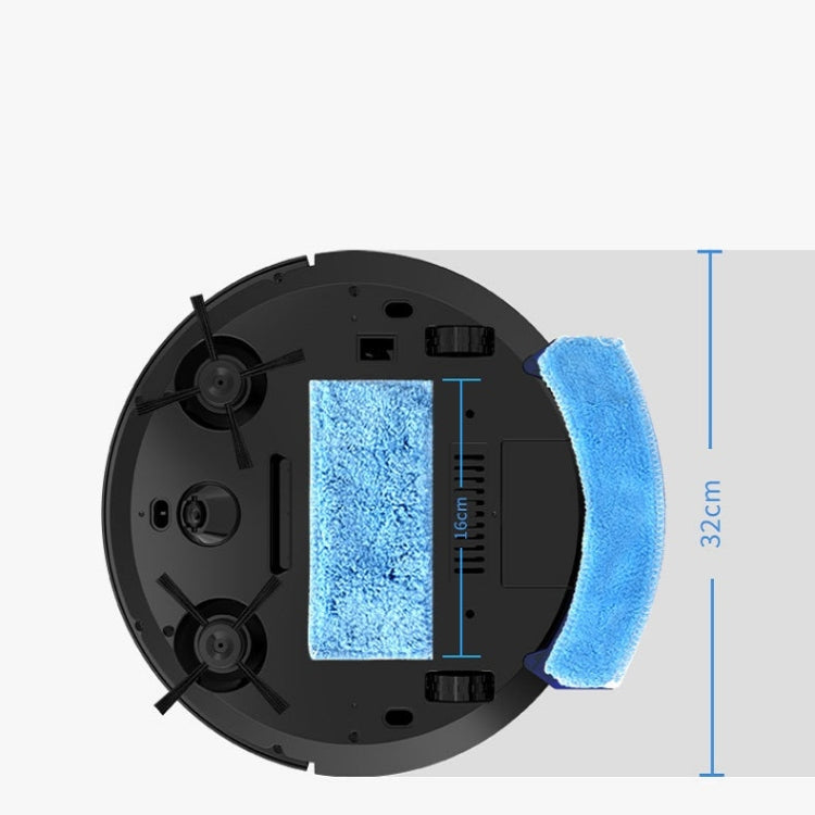Intelligent Sweeping Suction And Mopping Integrated Automatic Sweeping Robot, RS300 (Black Anti-fall)