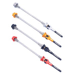 EVERDAWN Mountain Highway Bike Titanium Alloy Axis Quick Removal Rod Front And Rear Rollers Open Flower Drum Fixed Axis Trolley, 424 Red, 424 Black, 424 Titanium Color, 424 Gold