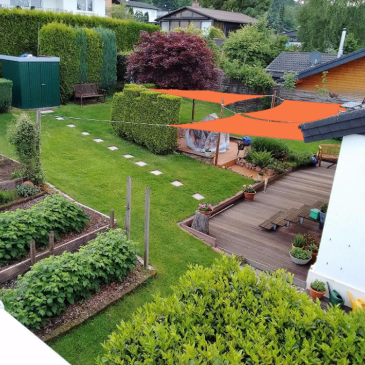 Outdoor Garden Sunshade Sail Waterproof Anti-UV Canopy, Size: 4m x 7m, 4m x 7m