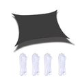 Outdoor Garden Sunshade Sail Waterproof Anti-UV Canopy, Size: 5m x 7m, 5m x 7m