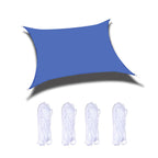 Outdoor Garden Sunshade Sail Waterproof Anti-UV Canopy, Size: 5m x 5m, 5m x 5m