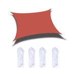 Outdoor Garden Sunshade Sail Waterproof Anti-UV Canopy, Size: 6m x 6m, 6m x 6m