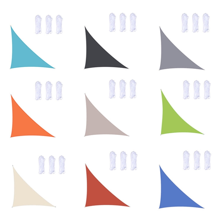 Triangle Outdoor Garden Sunshade Sail Waterproof Anti-UV Canopy, Size: 4m x 4m x 5.7m, 4m x 4m x 5.7m