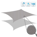 Triangle Outdoor Garden Sunshade Sail Waterproof Anti-UV Canopy, Size: 4m x 4m x 5.7m, 4m x 4m x 5.7m