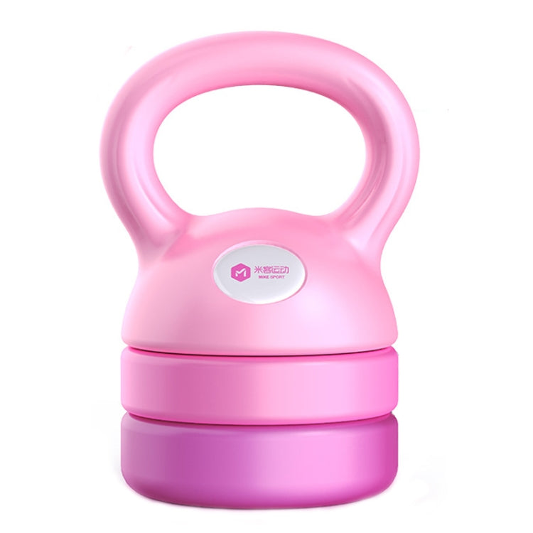 MIKE 12 Pounds Adjustable Fitness Kettlebell Home Squat Arm Muscle Training Equipment, Fitness Kettlebell (Gradient Blue), Fitness Kettlebell (Gradual Pink)