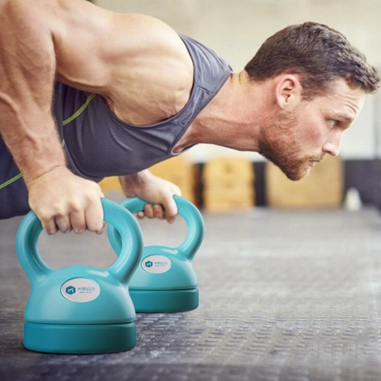MIKE 12 Pounds Adjustable Fitness Kettlebell Home Squat Arm Muscle Training Equipment, Fitness Kettlebell (Gradient Blue), Fitness Kettlebell (Gradual Pink)