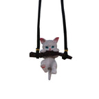 2 PCS Car Pendant Car Decoration Cat Pendant, Branches Cat
