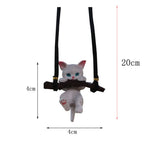 2 PCS Car Pendant Car Decoration Cat Pendant, Branches Cat