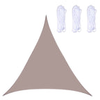 Triangle Outdoor Garden Sunshade Sail Waterproof Anti-UV Canopy, Size: 2.4m x 2.4m x 2.4m, 2.4m x 2.4m x 2.4m, 2.4m x 2.4m x 2.4